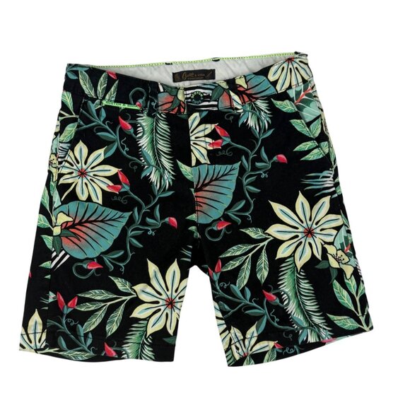 SIZE 8 Scotch & Soda Boys Tropical Palm Shorts - Picture 1 of 8